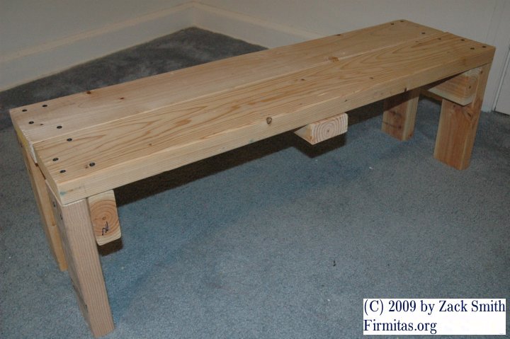 Woodwork How To Build A Simple Wooden Bench PDF Plans